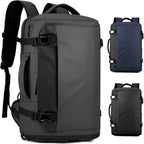 Mochila para laptop 15" impermeável com abertura lateral 270° e porta USB-C integrada