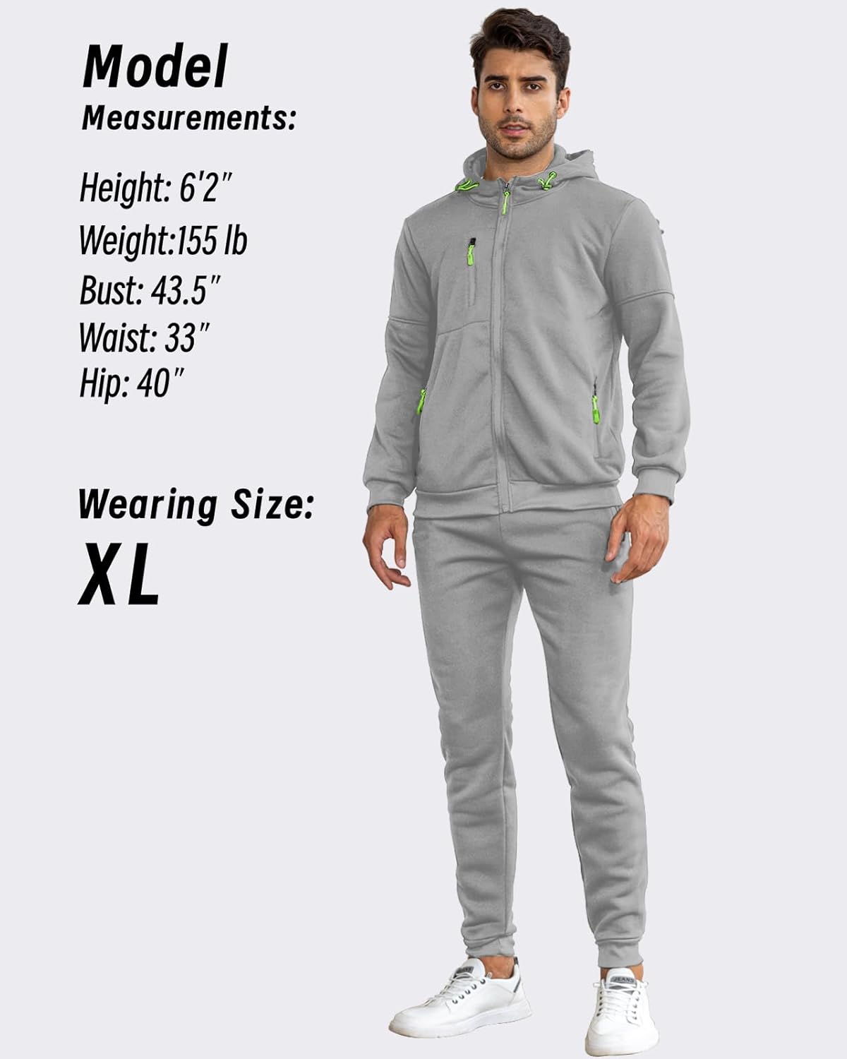 Fato de treino masculino slim-fit respirável com pullover e calça combinados