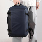 Mochila para laptop 15" impermeável com abertura lateral 270° e porta USB-C integrada