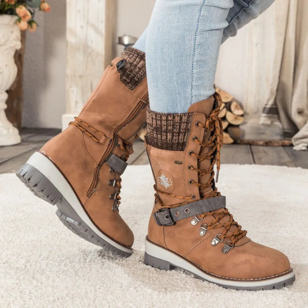 Botas ortopédicas impermeáveis antiderrapantes para inverno sola de borracha