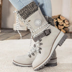 Botas ortopédicas impermeáveis antiderrapantes para inverno sola de borracha