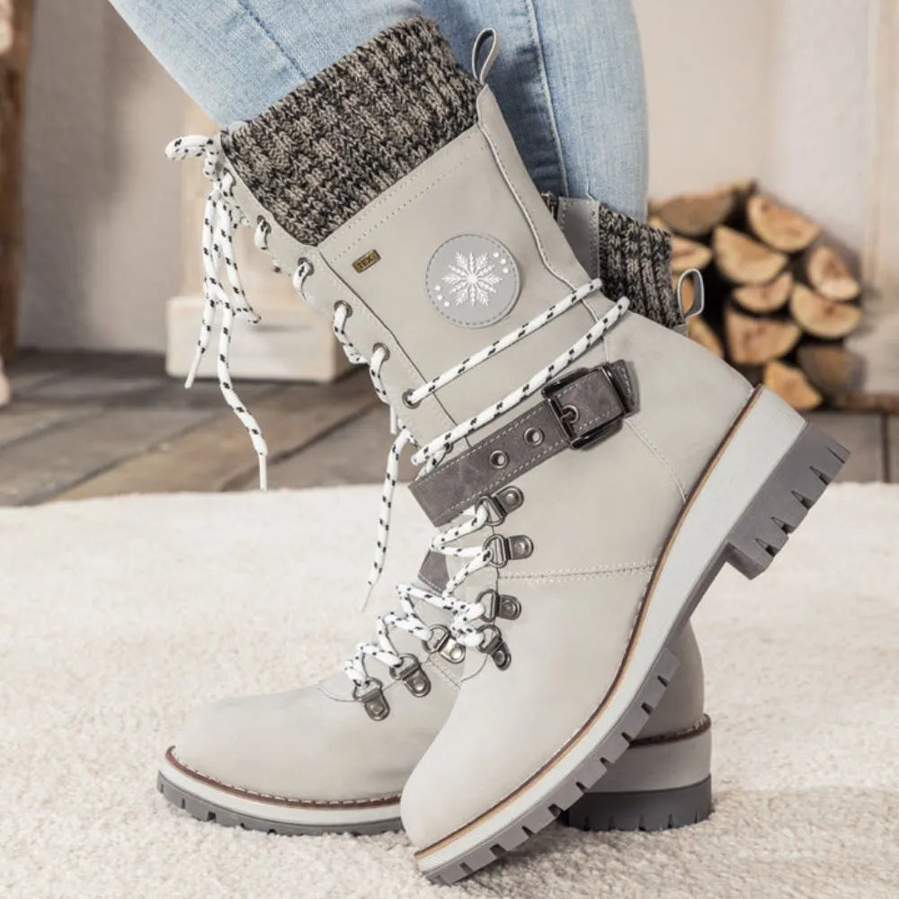 Botas ortopédicas impermeáveis antiderrapantes para inverno sola de borracha