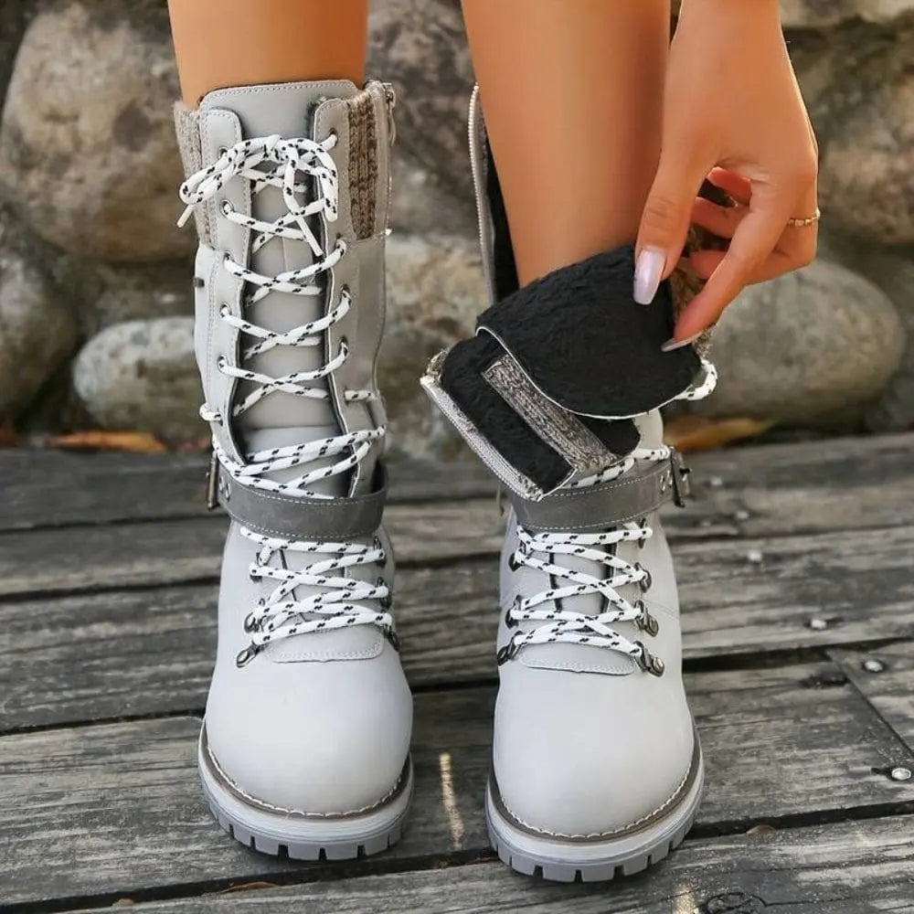 Botas ortopédicas impermeáveis antiderrapantes para inverno sola de borracha