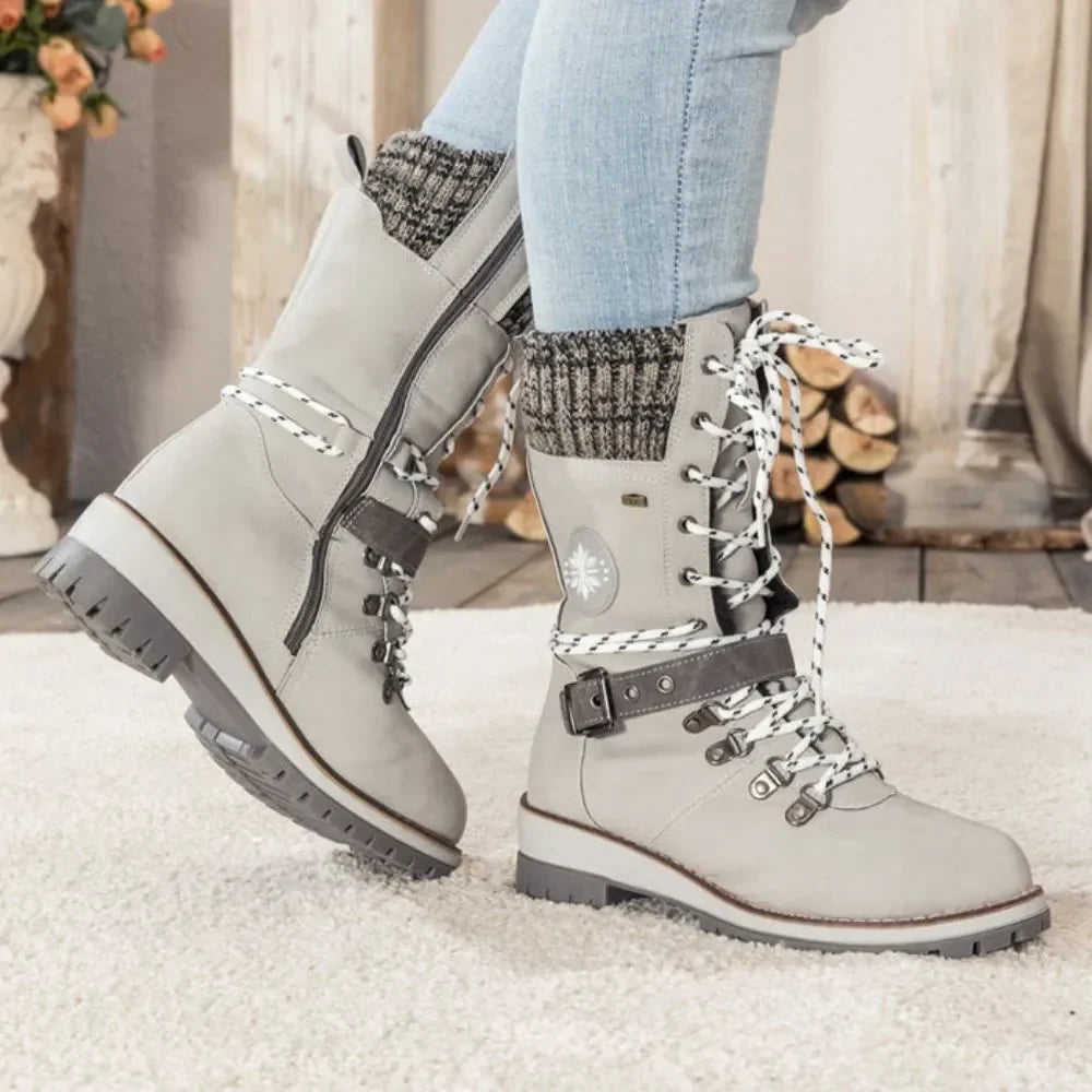 Botas ortopédicas impermeáveis antiderrapantes para inverno sola de borracha