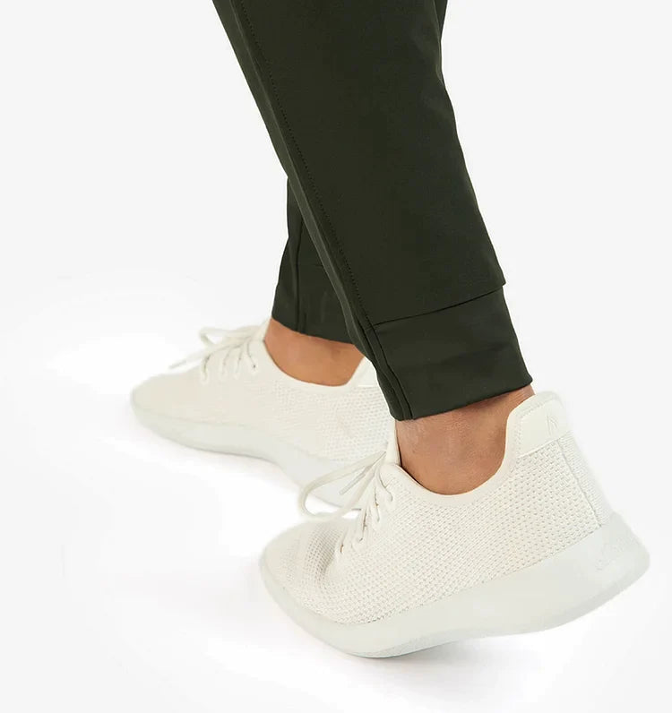 Calças de fato masculinas em tecido stretch elástico, elegantes e confortáveis para escritório