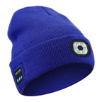Gorro Bluetooth LED 3 em 1 unissex com luz e altifalante integrado