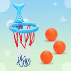 Jogo de basquete para banho com ventosa e minibolas, brinquedo interativo de banheira BPA-free