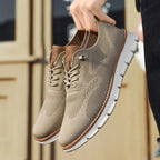 Sapatos masculinos respiráveis com palmilha ergonómica design clássico