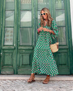 Vestido feminino edição limitada primavera verão leve e elegante