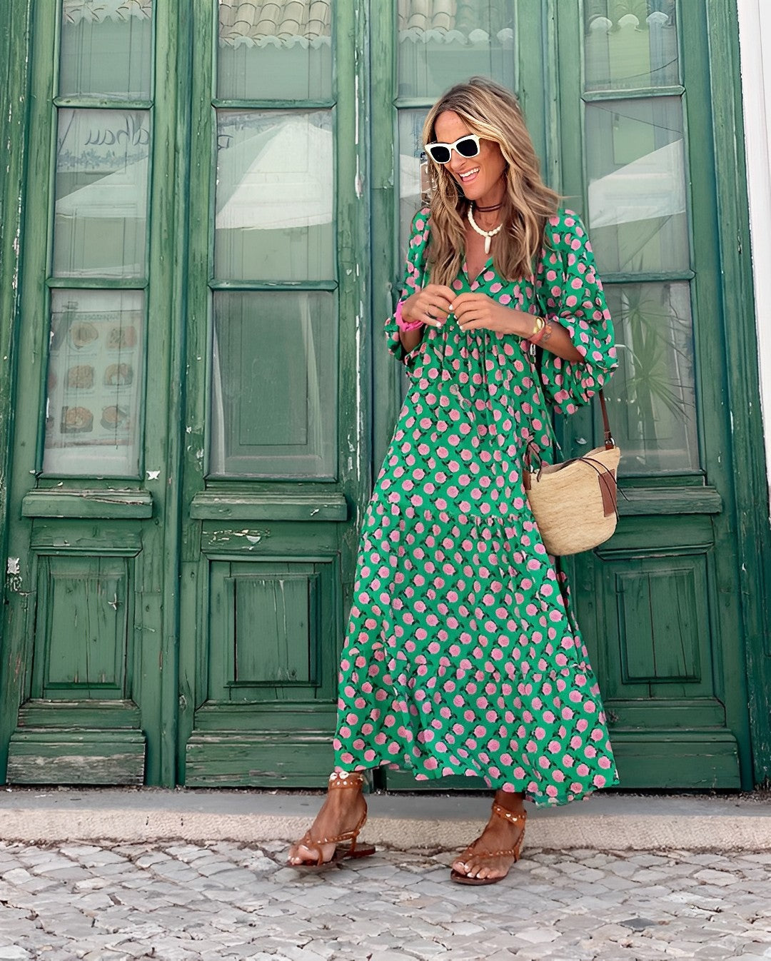 Vestido feminino edição limitada primavera verão leve e elegante