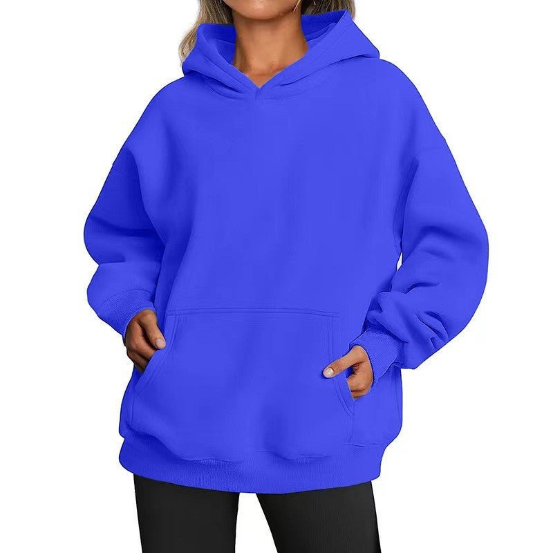 Hoodie algodão leve com estampa de pôr do sol corte relaxado