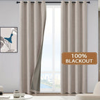 Cortina blackout isolamento térmico poliéster para quarto e sala