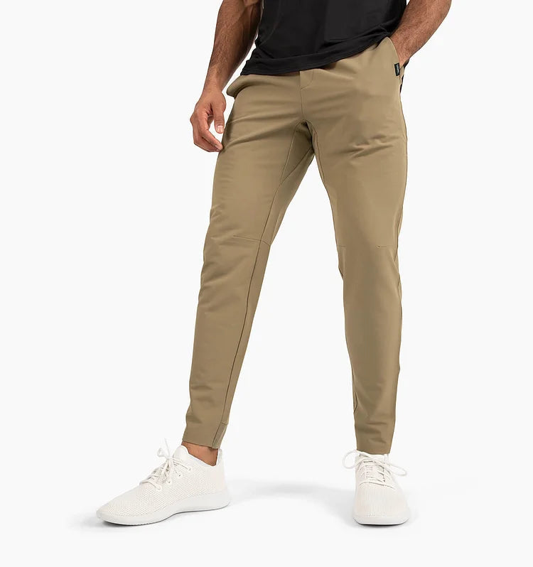 Calças de fato masculinas em tecido stretch elástico, elegantes e confortáveis para escritório