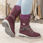 Botas ortopédicas impermeáveis antiderrapantes para inverno sola de borracha