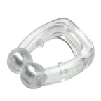 Clipe nasal magnético antiressonar em silicone médico transparente com estojo