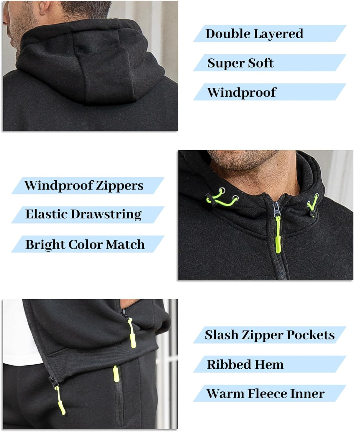 Fato de treino masculino slim-fit respirável com pullover e calça combinados