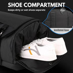 Mochila para laptop 15" impermeável com abertura lateral 270° e porta USB-C integrada