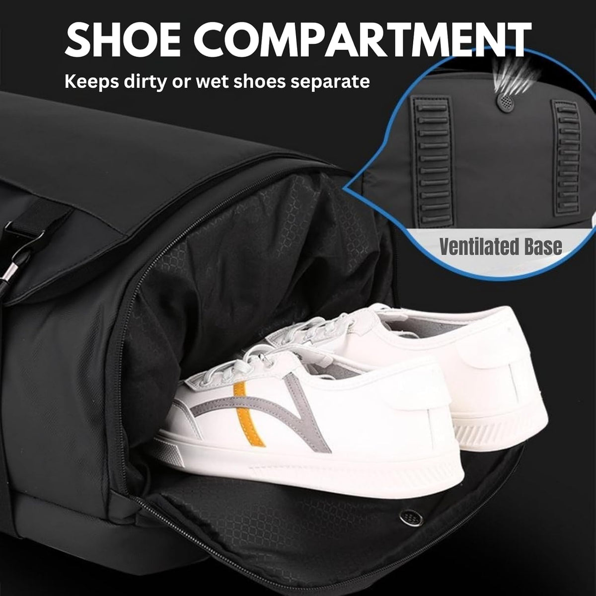 Mochila para laptop 15" impermeável com abertura lateral 270° e porta USB-C integrada