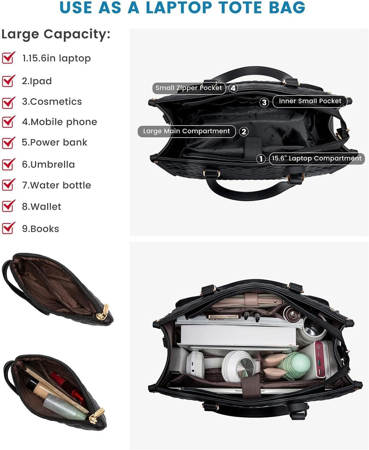 Mochila térmica 2 em 1 para lunch e laptop, ideal para trabalho e viagem