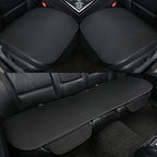 Capas de assento para carro conjunto 3 peças antiderrapante com efeito de massagem seda gelada