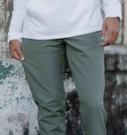 Calças de fato masculinas em tecido stretch elástico, elegantes e confortáveis para escritório