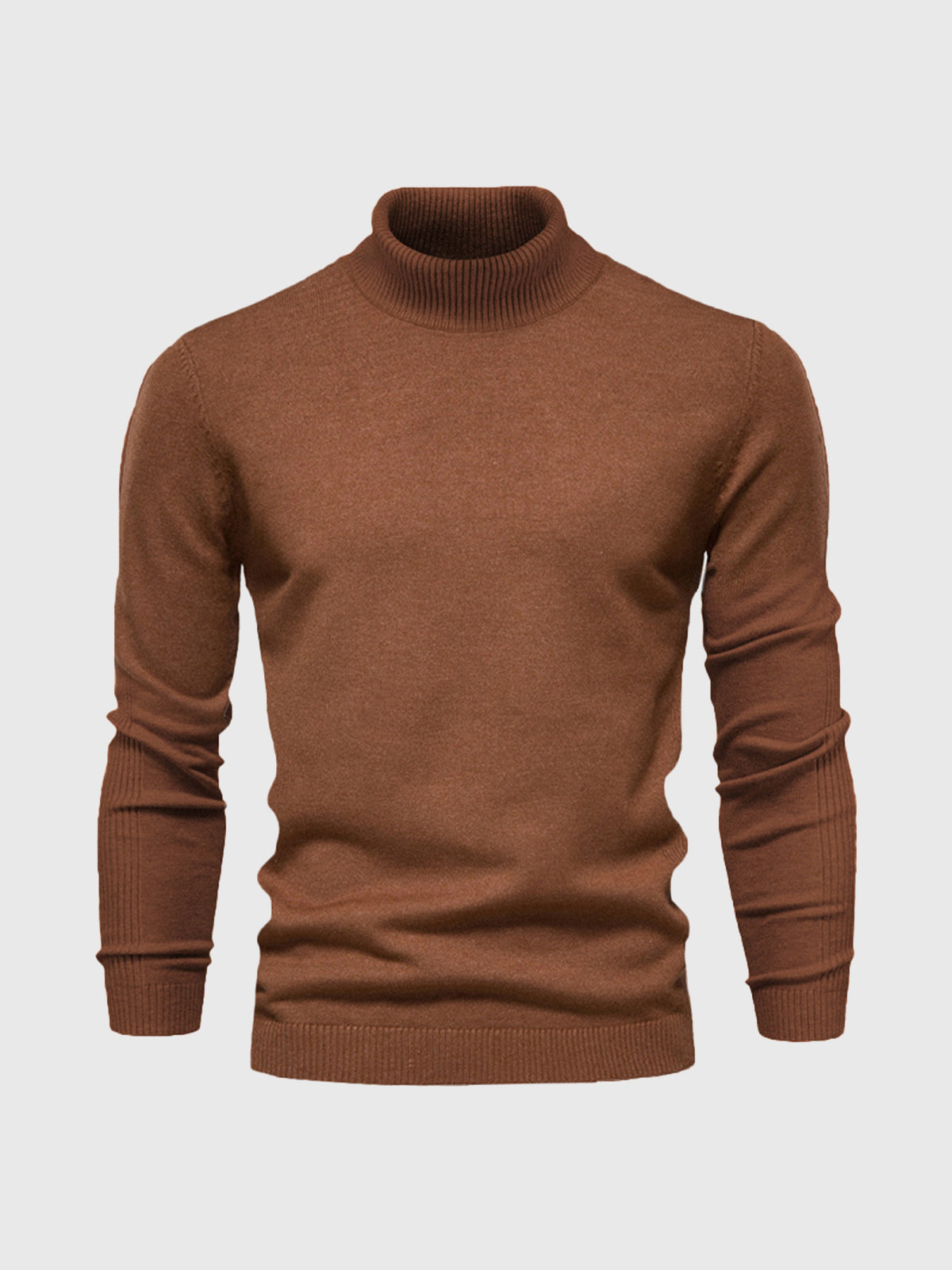 Camisola gola alta homem algodão lavável à máquina