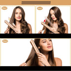 Modelador de cabelo 2 em 1 prancha e cachos com aquecimento 30 segundos e 4 temperaturas