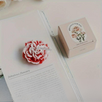 Vela perfumada de cravo decorativa, presente para Dia das Mães, Natal e Dia dos Namorados