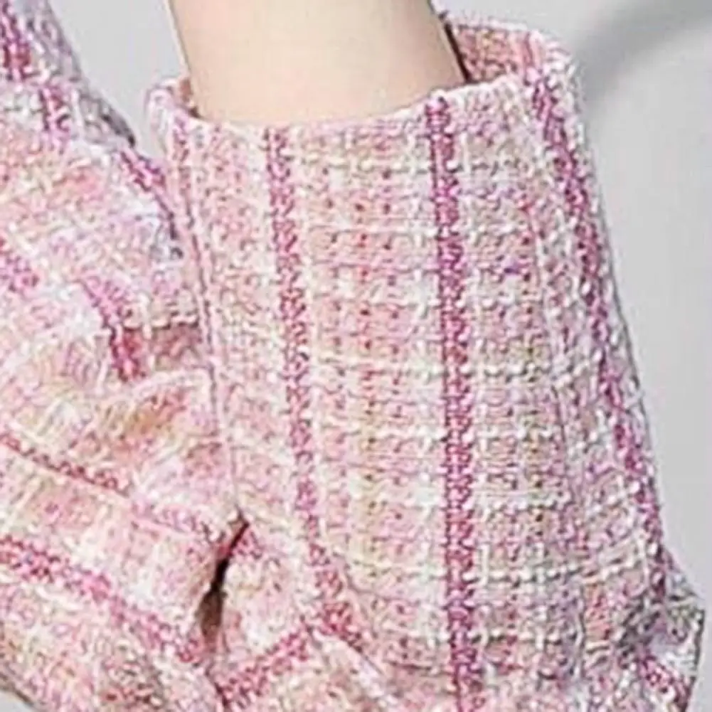 Blazer feminino casual de um botão para escritório, corte moderno