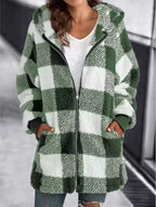 Sweater mulher oversize com capuz corte folgado casual