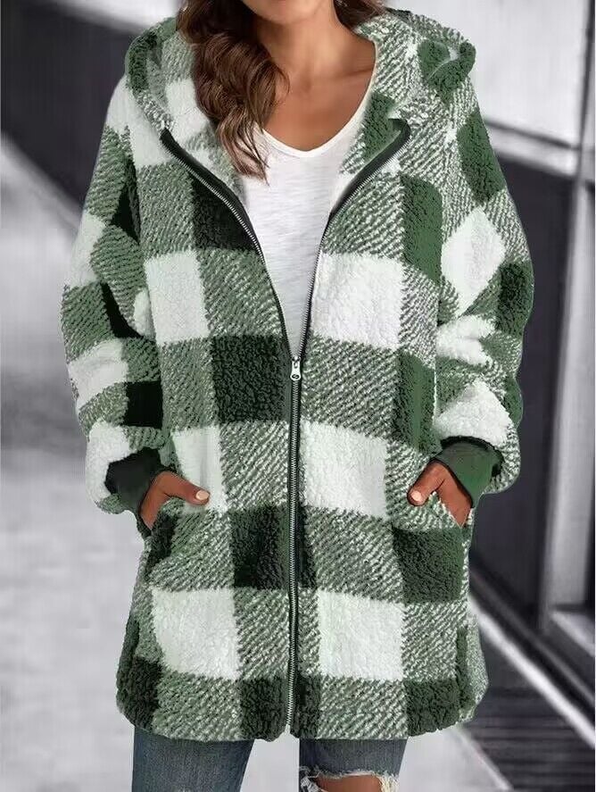 Sweater mulher oversize com capuz corte folgado casual