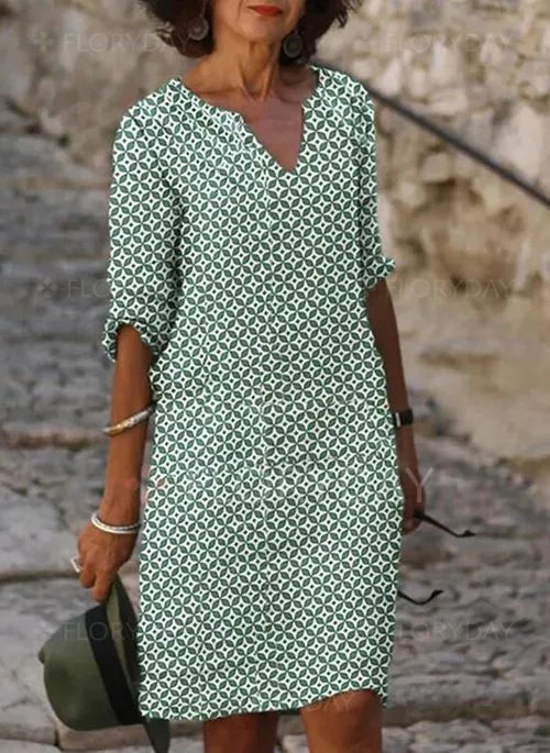 Vestido midi feminino com caimento ajustado e comprimento midi
