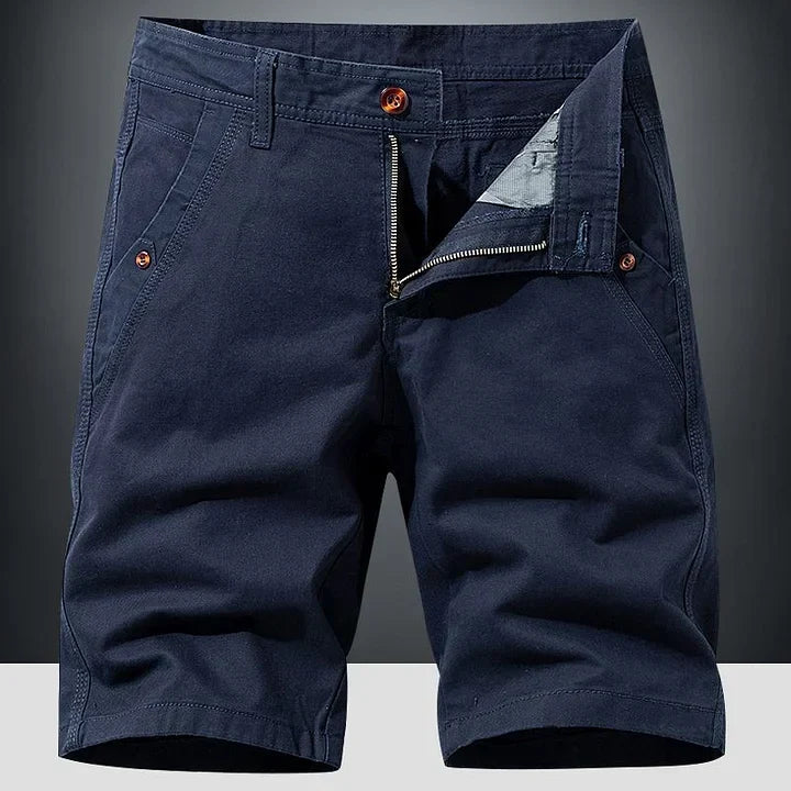 Chino shorts homem corte relaxado disponível em várias cores