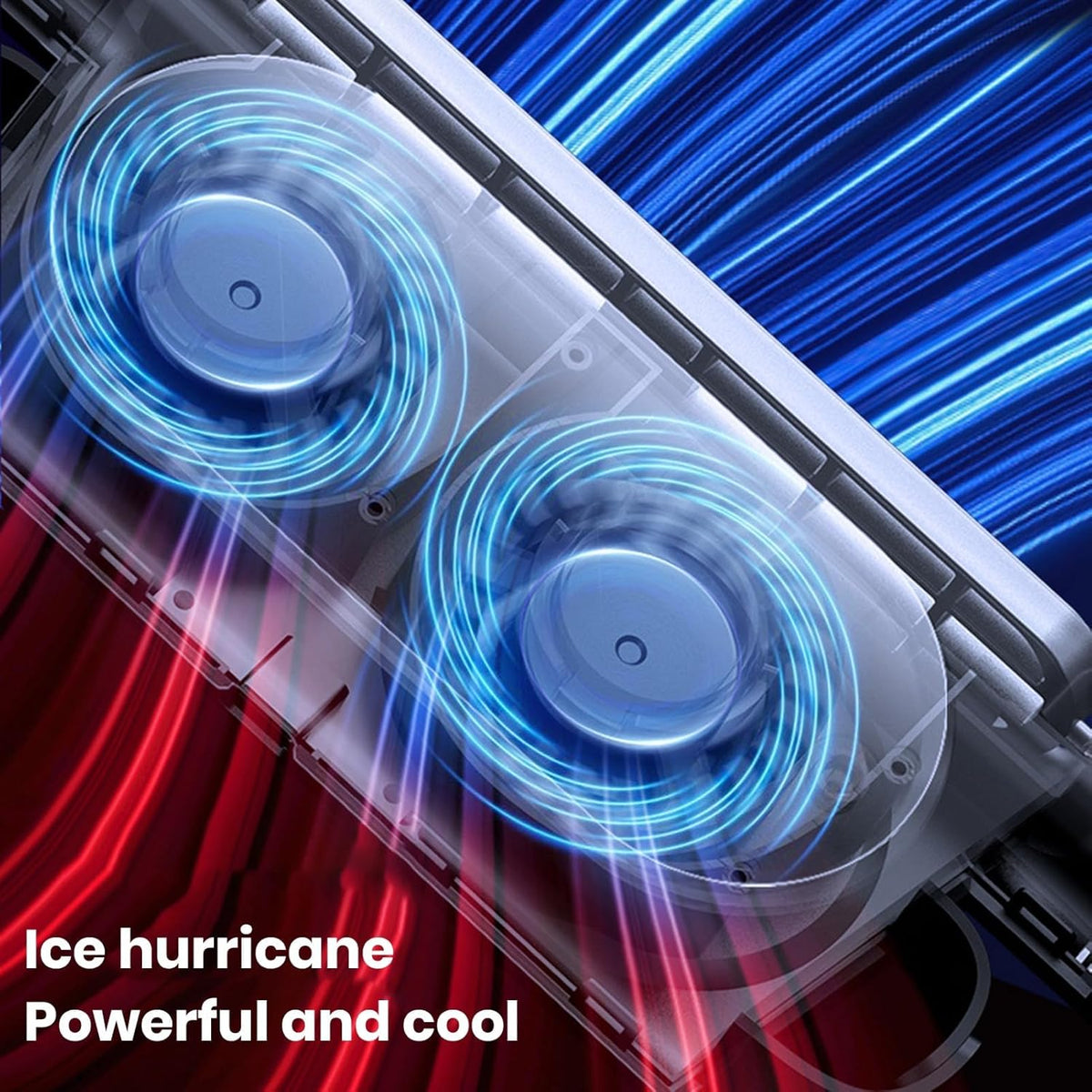 Ventilador USB para carro com suporte encosto de cabeça, 3 velocidades, conjunto 2 unidades