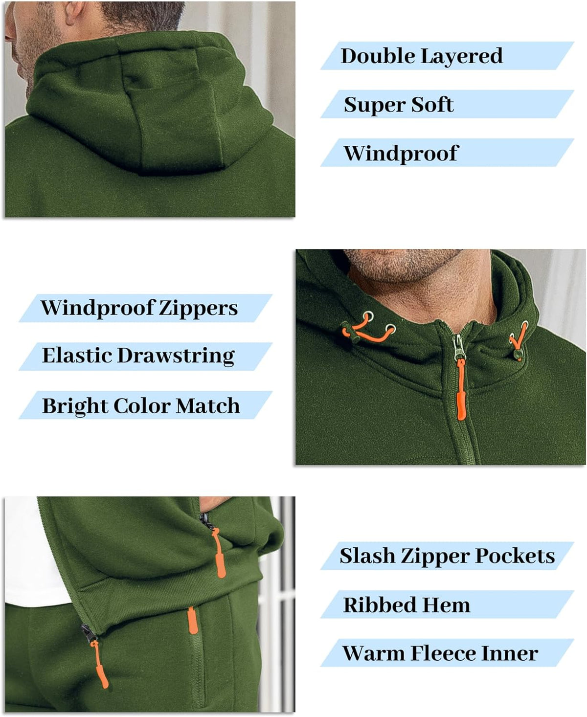Fato de treino masculino slim-fit respirável com pullover e calça combinados