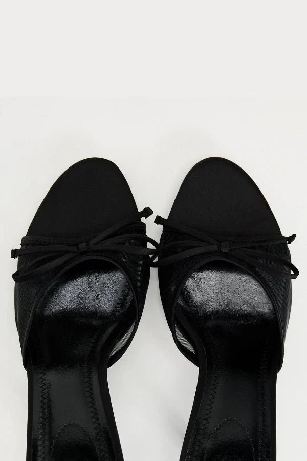 Sapatos de Dança Latina Femininos | Salto Slip-on | Malha Respirável