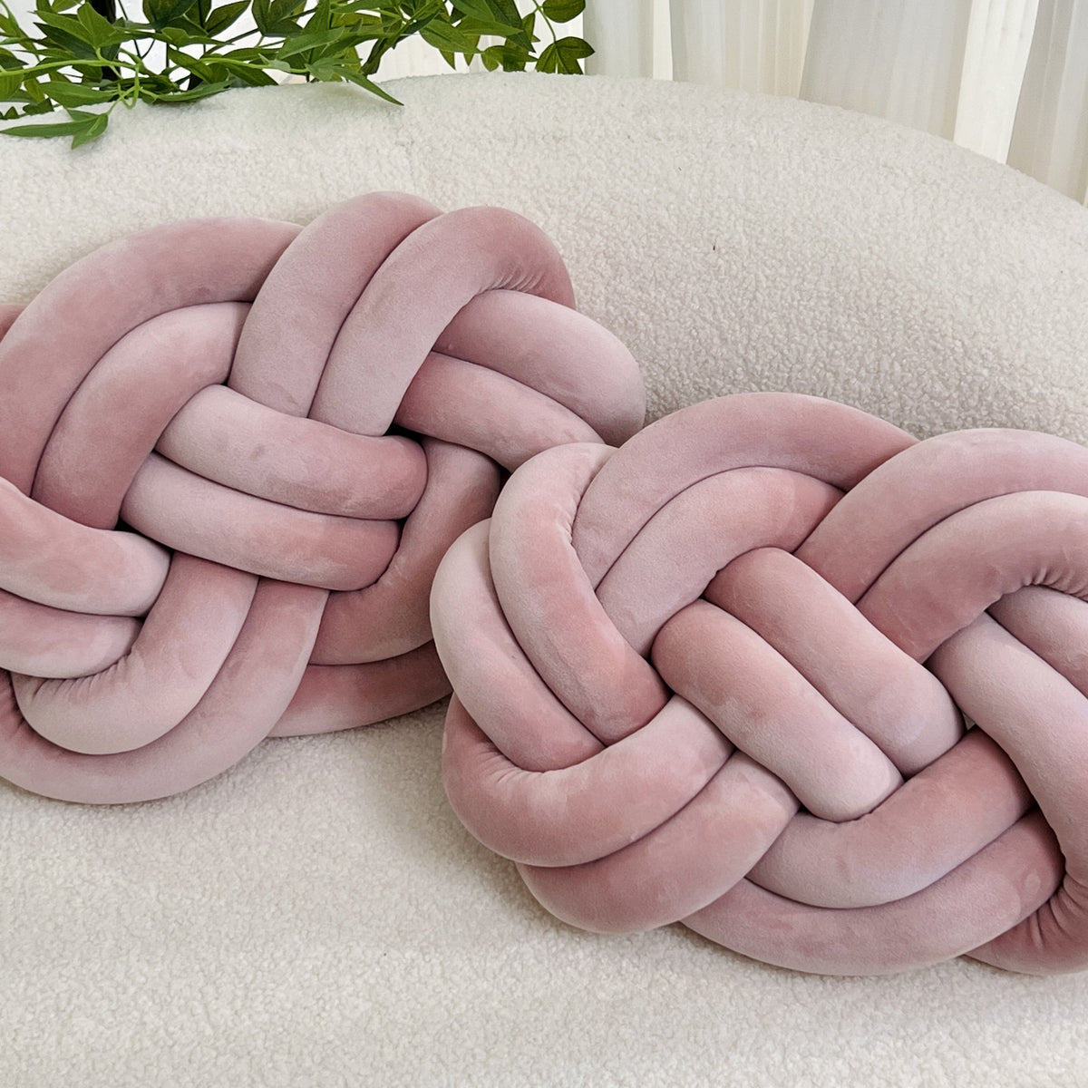 Almofadas decorativas de pelúcia macia, pack 2 unidades, design geométrico para sofá e cama