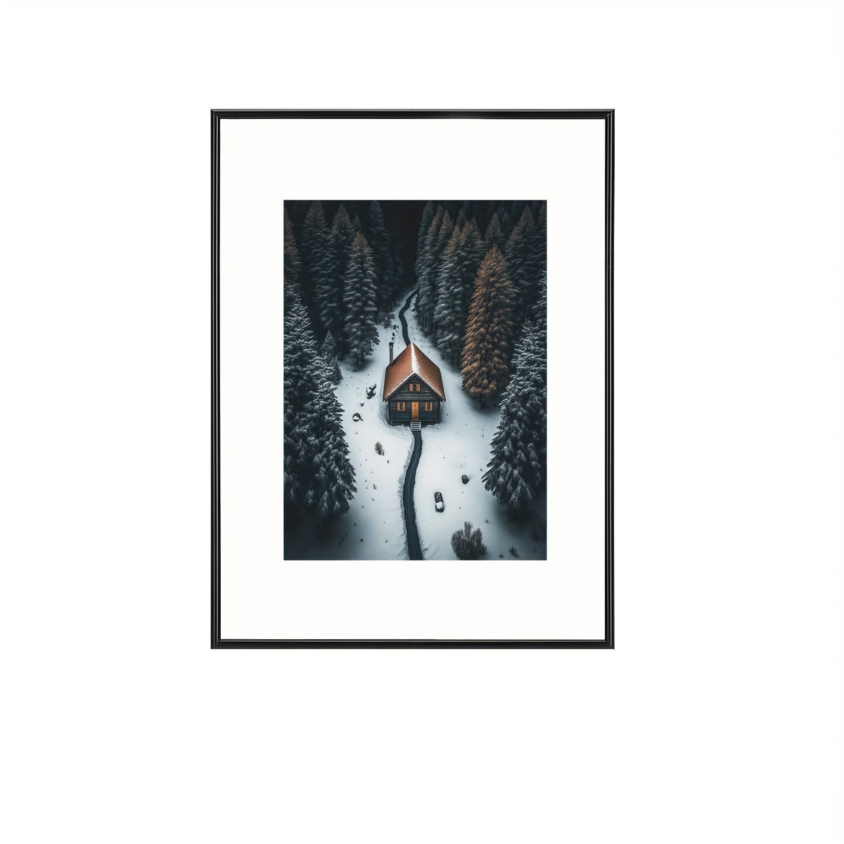 Moldura para foto clássica preta para parede e mesa, retangular 30x46cm