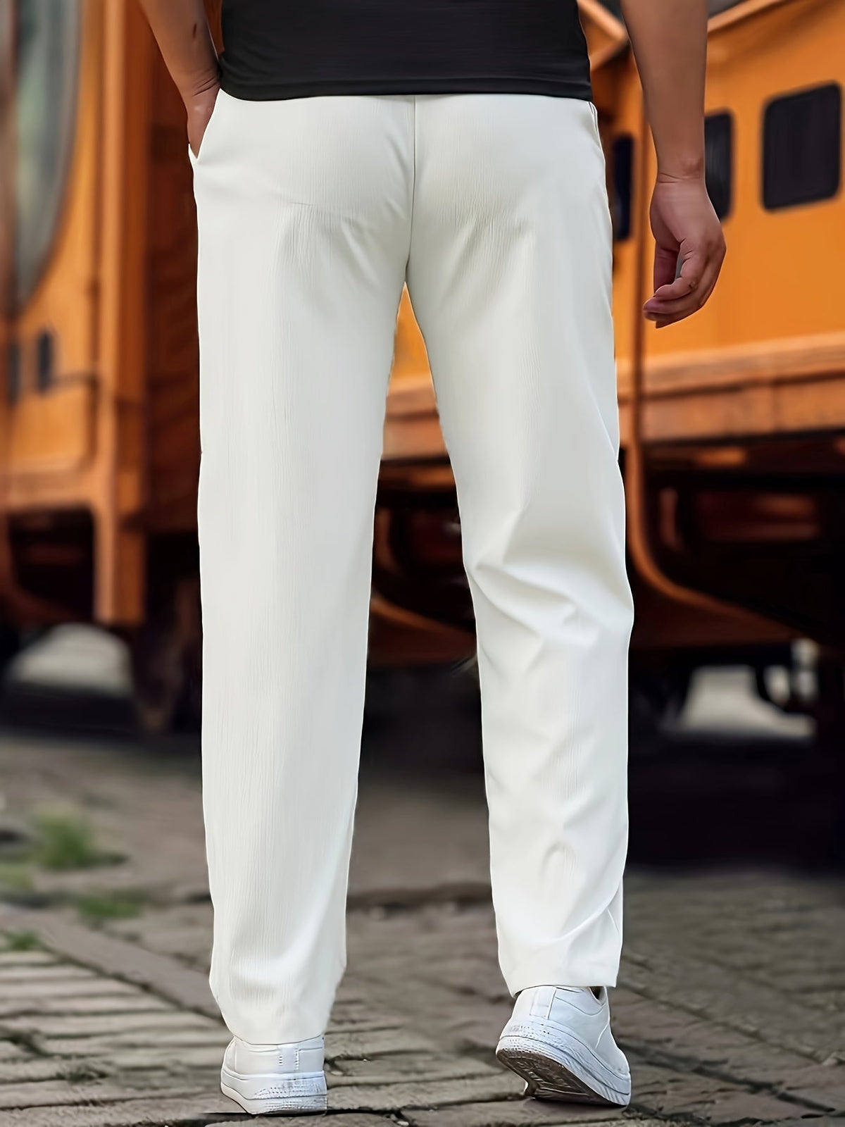 Calças homem algodão jogger confortáveis corte moderno