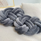 Almofadas decorativas de pelúcia macia, pack 2 unidades, design geométrico para sofá e cama