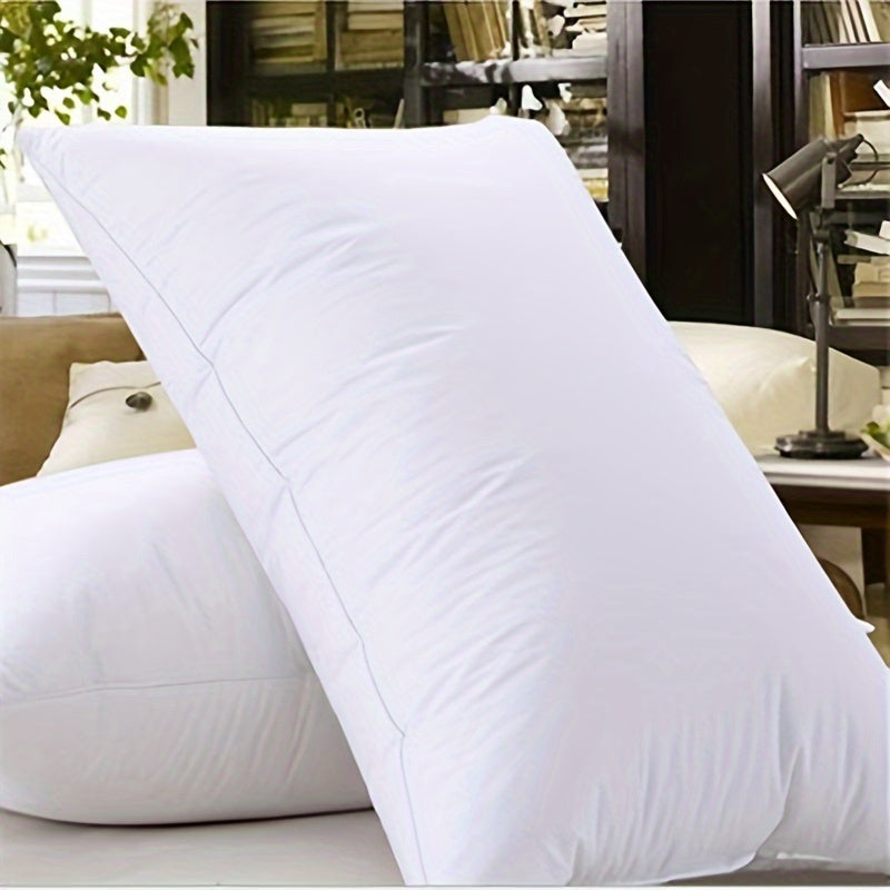 Almofadas de cama conjunto 2 peças, cobertura 100% algodão, macias e respiráveis