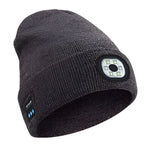 Gorro Bluetooth LED 3 em 1 unissex com luz e altifalante integrado