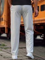 Calças homem algodão jogger confortáveis corte moderno
