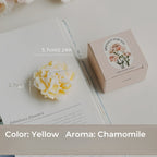 Vela perfumada de cravo decorativa, presente para Dia das Mães, Natal e Dia dos Namorados