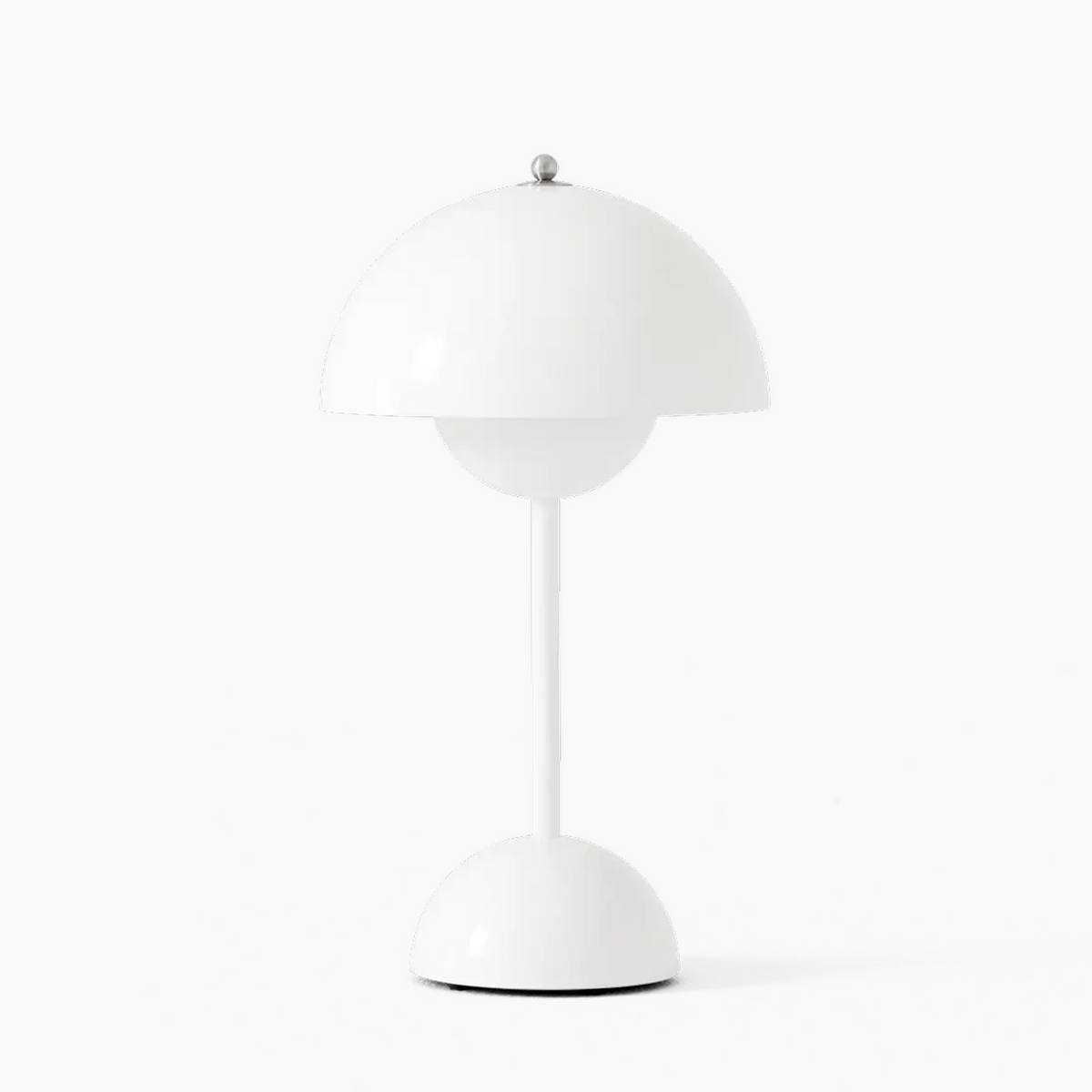 Candeeiro de mesa LED sem fios com cúpula moderna e controlo por toque