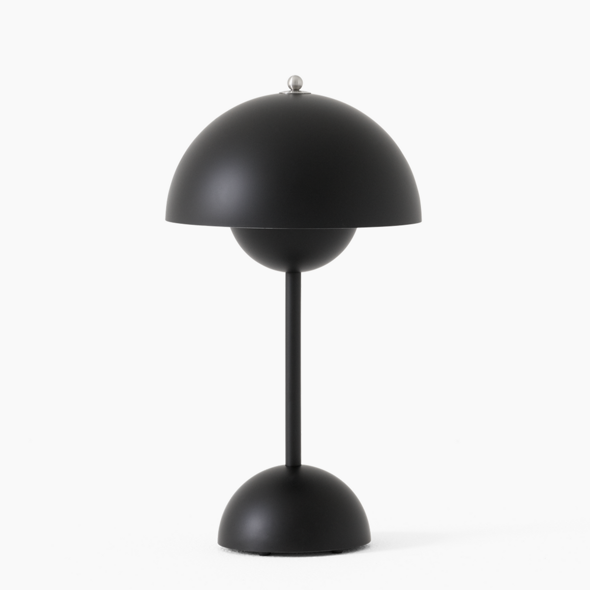 Candeeiro de mesa LED sem fios com cúpula moderna e controlo por toque
