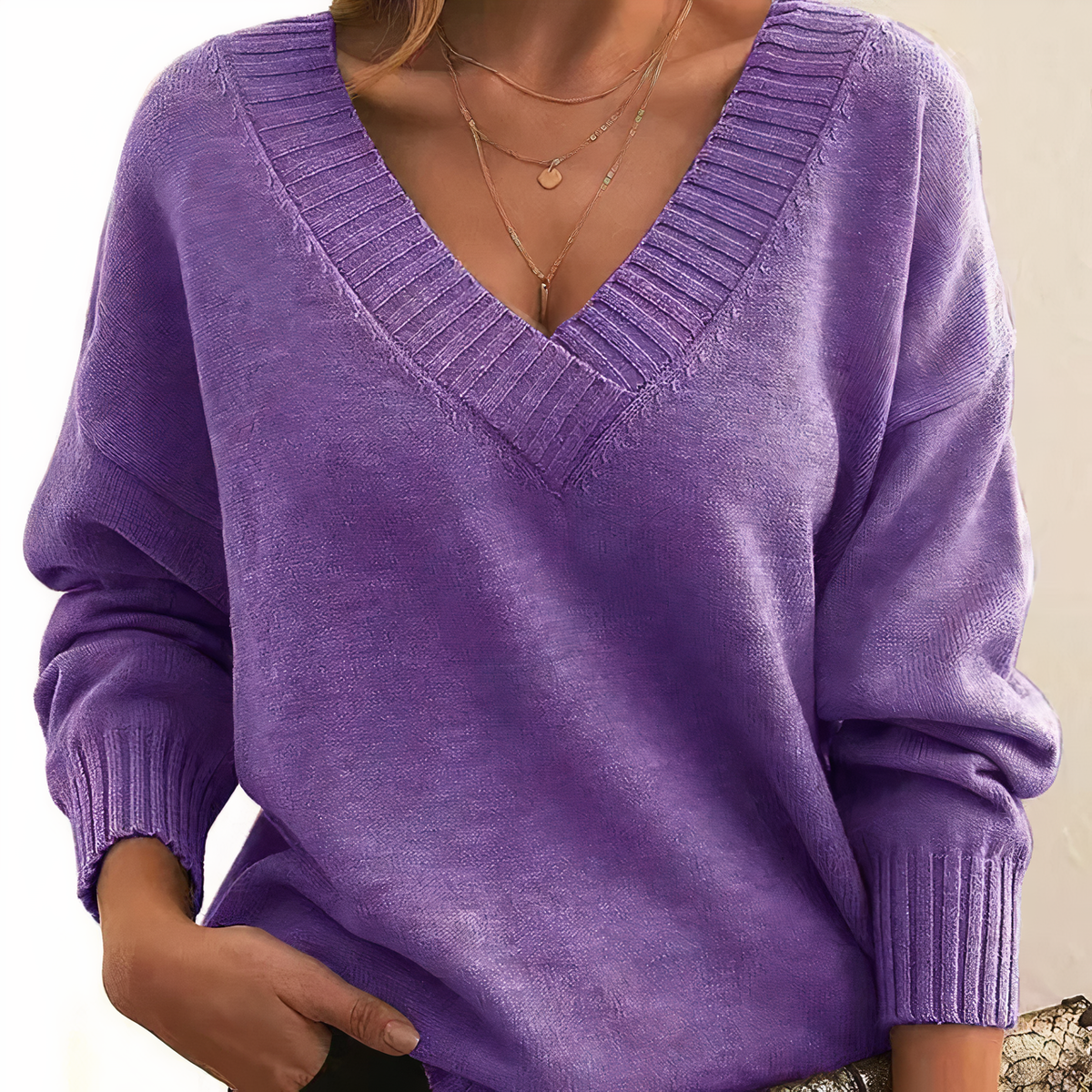 Camisola de caxemira feminina malha macia em várias cores
