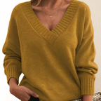 Camisola de caxemira feminina malha macia em várias cores