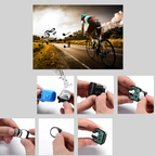 Buzina de bicicleta silicone 110dB 3 tons resistente a respingos
