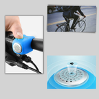 Buzina de bicicleta silicone 110dB 3 tons resistente a respingos